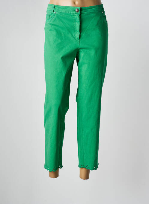 Pantalon 7/8 verde DIVAS femeie