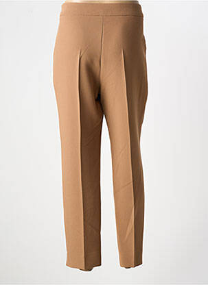 Pantalon 7/8 talie înaltă talie înaltă maro ESTEL COLLECTION femeie