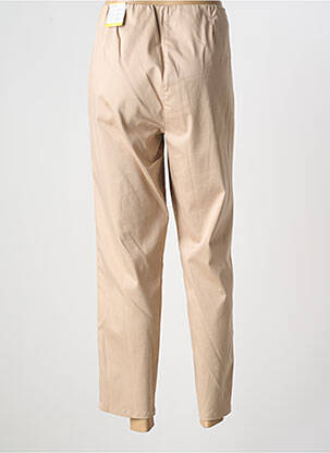 Pantalon 7/8 talie înaltă talie înaltă bej FRANK WALDER femeie