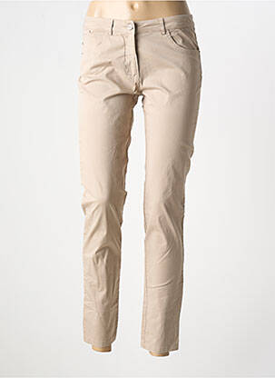 Blugi cu croială slim bej ANDAMIO femeie