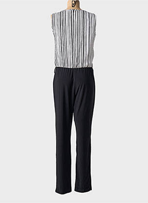 Salopetă-pantalon țesătură crep fără mâneci negru PAZ TORRAS femeie