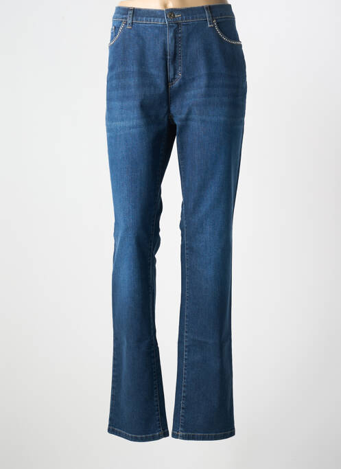 Blugi cu croială slim albastru BRUNO SAINT HILAIRE femeie