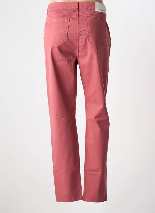 Pantalon slim roz ANDAM femeie