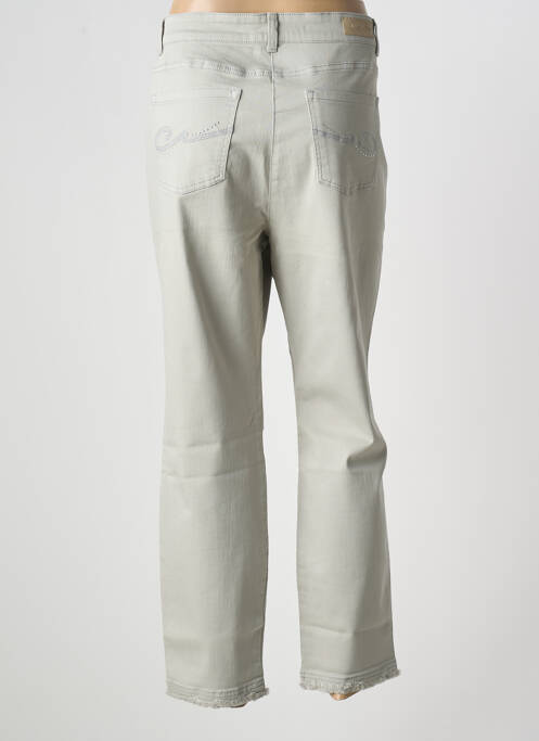 Blugi cu croială dreaptă verde OLSEN femeie