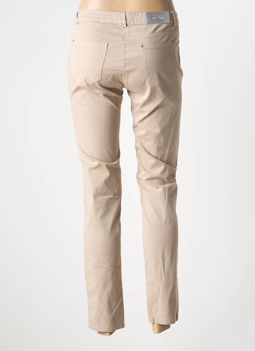 Blugi cu croială slim bej ANDAMIO femeie