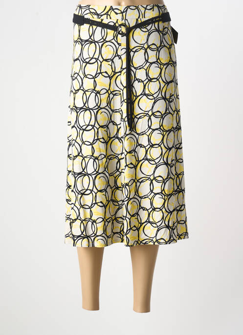 Fustă midi galben FRANK WALDER femeie