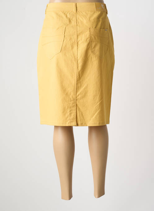 Fustă midi galben GRIFFON femeie
