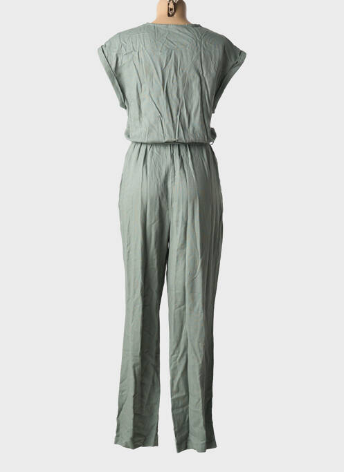 Salopetă-pantalon verde PIECES femeie