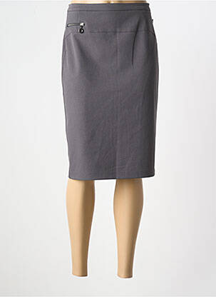Fustă midi gri FRANK WALDER femeie