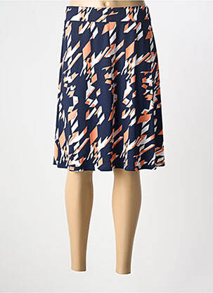 Fustă midi albastru MARBLE femeie