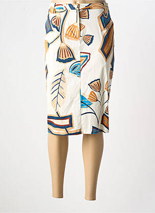 Fustă midi bej FRANCE RIVOIRE femeie