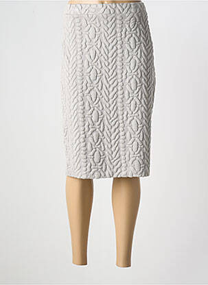 Fustă midi gri DIVAS femeie