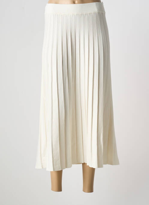 Fustă lungă bej MARBLE femeie