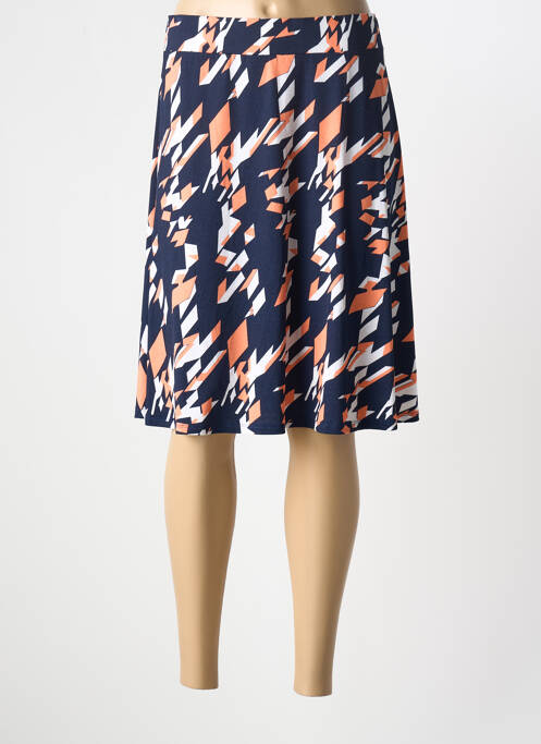 Fustă midi albastru MARBLE femeie