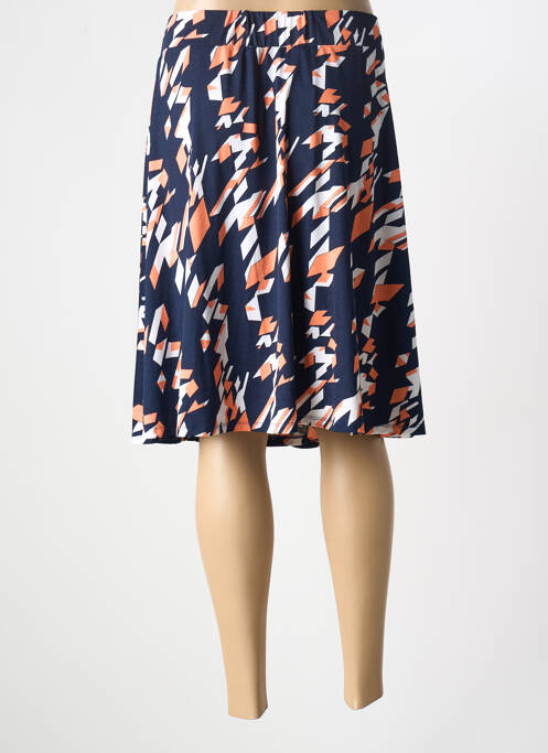 Fustă midi albastru MARBLE femeie