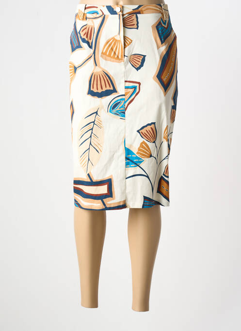 Fustă midi bej FRANCE RIVOIRE femeie