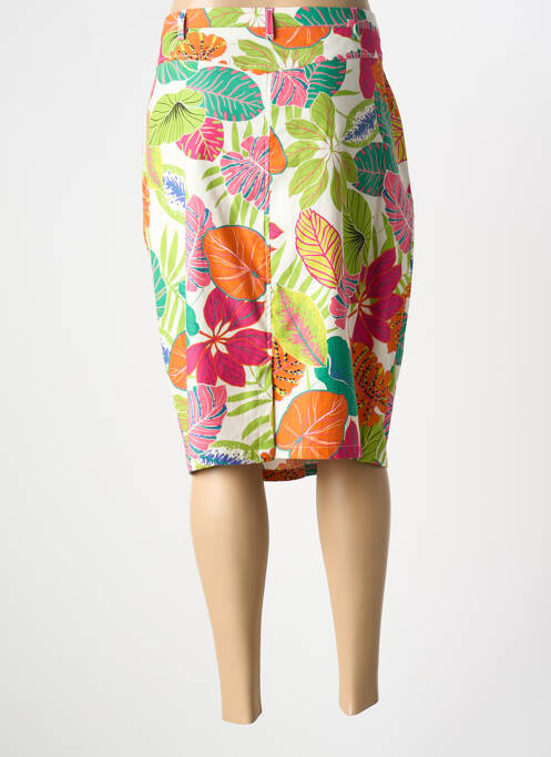 Fustă midi croială dreaptă verde FRANCE RIVOIRE femme