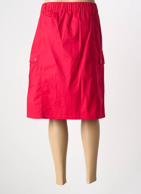 Fustă midi roșu GRIFFON femeie