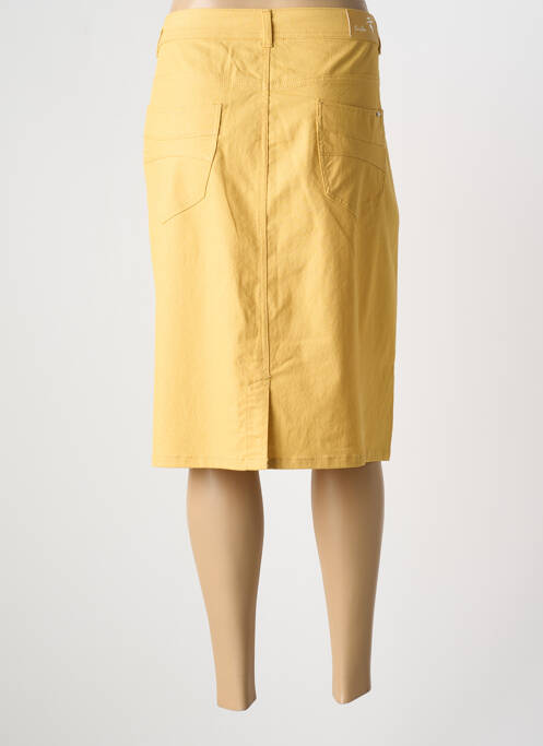 Fustă midi galben GRIFFON femeie
