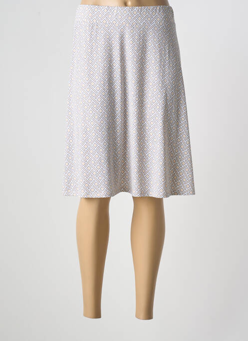 Fustă midi bej MARBLE femeie