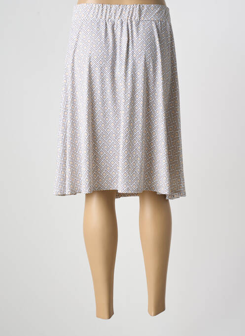 Fustă midi bej MARBLE femeie