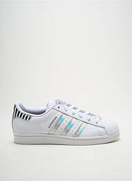 Adidași țesătură satinată toc plat până la 3 cm alb ADIDAS femme