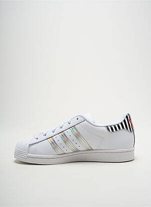 Adidași țesătură satinată toc plat până la 3 cm alb ADIDAS femeie