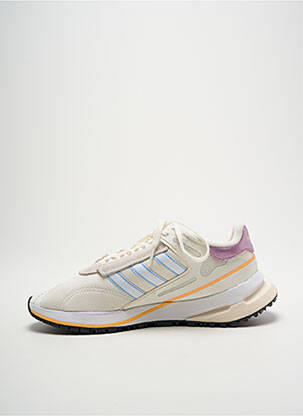 Adidași țesătură satinată toc plat până la 3 cm bej ADIDAS femeie