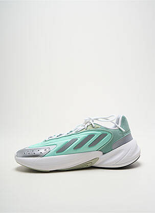 Adidași vârf rotund toc de 4 la 6 cm verde ADIDAS femeie