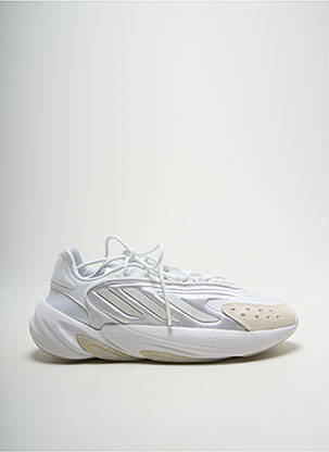 Adidași țesătură satinată toc de 4 la 6 cm alb ADIDAS femeie