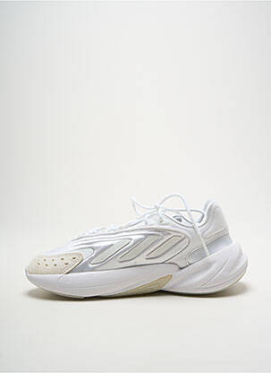 Adidași țesătură satinată toc de 4 la 6 cm alb ADIDAS femeie