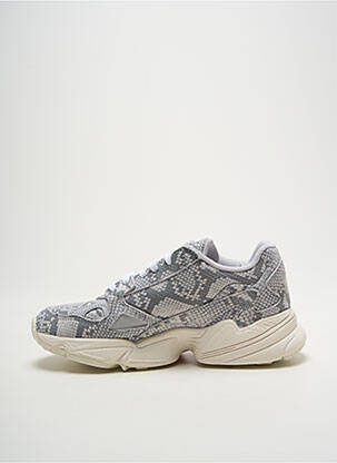 Adidași material neted toc de 4 la 6 cm gri ADIDAS femeie