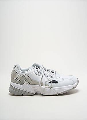Adidași țesătură satinată toc plat până la 3 cm alb ADIDAS femeie