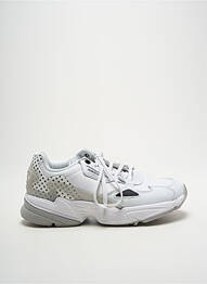 Adidași țesătură satinată toc plat până la 3 cm alb ADIDAS femme