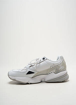 Adidași țesătură satinată toc plat până la 3 cm alb ADIDAS femeie
