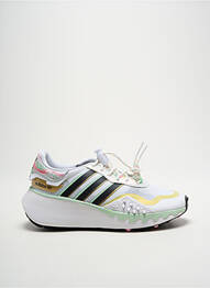 Adidași țesătură satinată toc de 4 la 6 cm alb ADIDAS femme