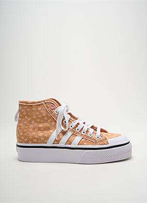 Adidași platformă toc plat până la 3 cm portocalie ADIDAS femeie