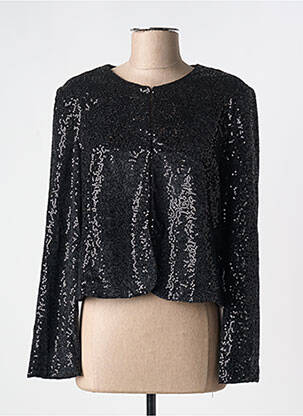 Jachete casual guler rotund negru LA PETITE ETOILE femeie
