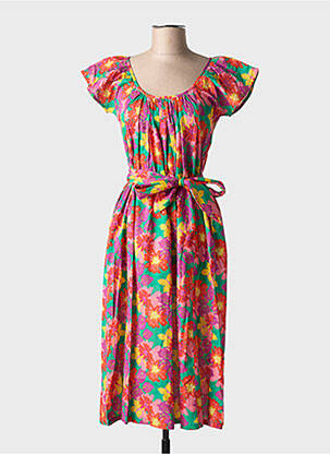 Rochie midi roz CHICOSOLEIL femeie