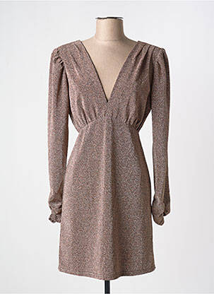 Rochie midi auriu LA PETITE ETOILE femeie