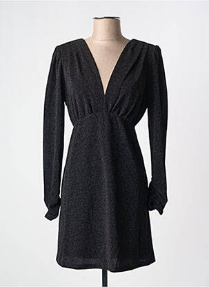 Rochie midi mâneci lungi mâneci lungi negru LA PETITE ETOILE femeie