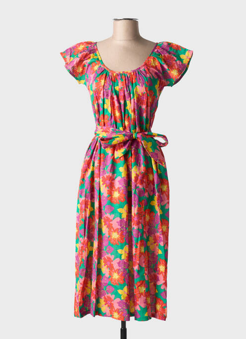 Rochie midi roz CHICOSOLEIL femeie