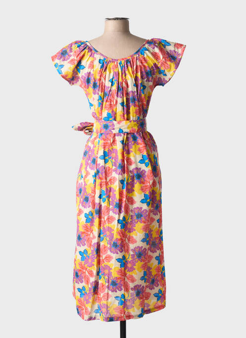 Rochie midi portocaliu CHICOSOLEIL femeie