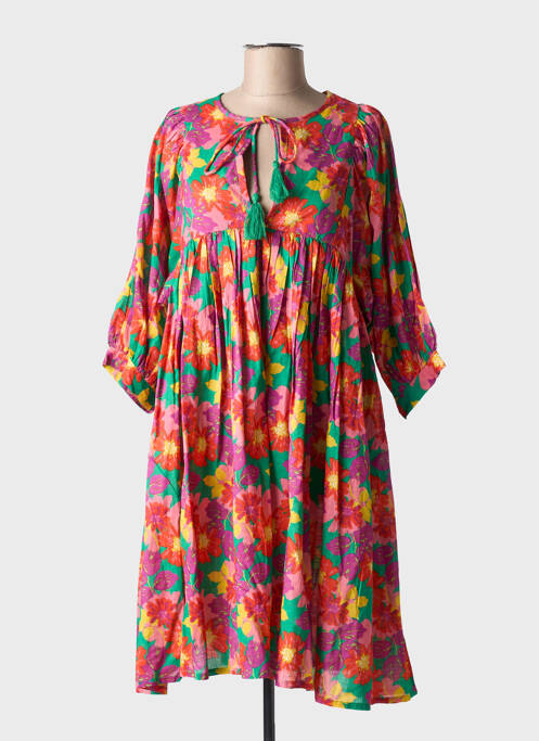 Rochie midi roz CHICOSOLEIL femeie