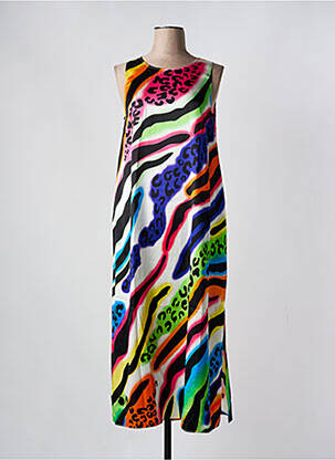 Rochie lungă negru CHARMING SMILE femeie