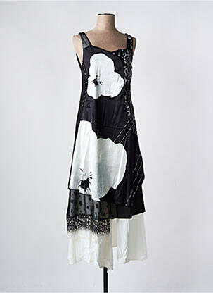 Rochie lungă negru ELISA CAVALETTI femeie