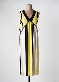 Rochie midi fără mâneci fără mâneci galben SCORZZO femme