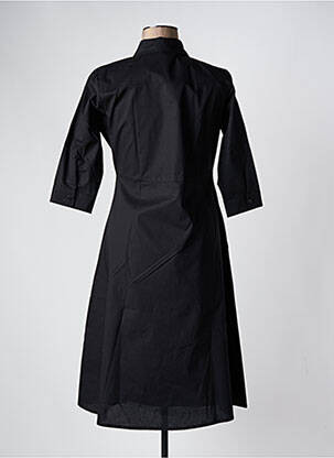 Rochie midi mâneci 3/4 mâneci 3/4 negru MAUD & SACHA femeie