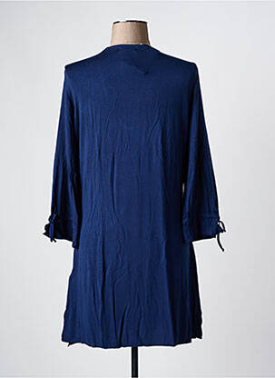 Rochie de plajă mâneci 3/4 albastru YSABEL MORA femeie
