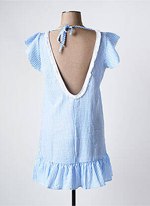 Rochie de plajă croială cambrată albastru YSABEL MORA femeie
